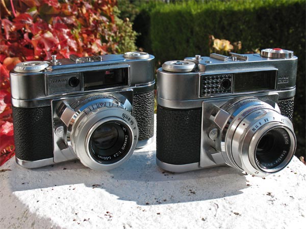 Braun Paxette Super IIL and IIBL 35mm rangefinder cameras