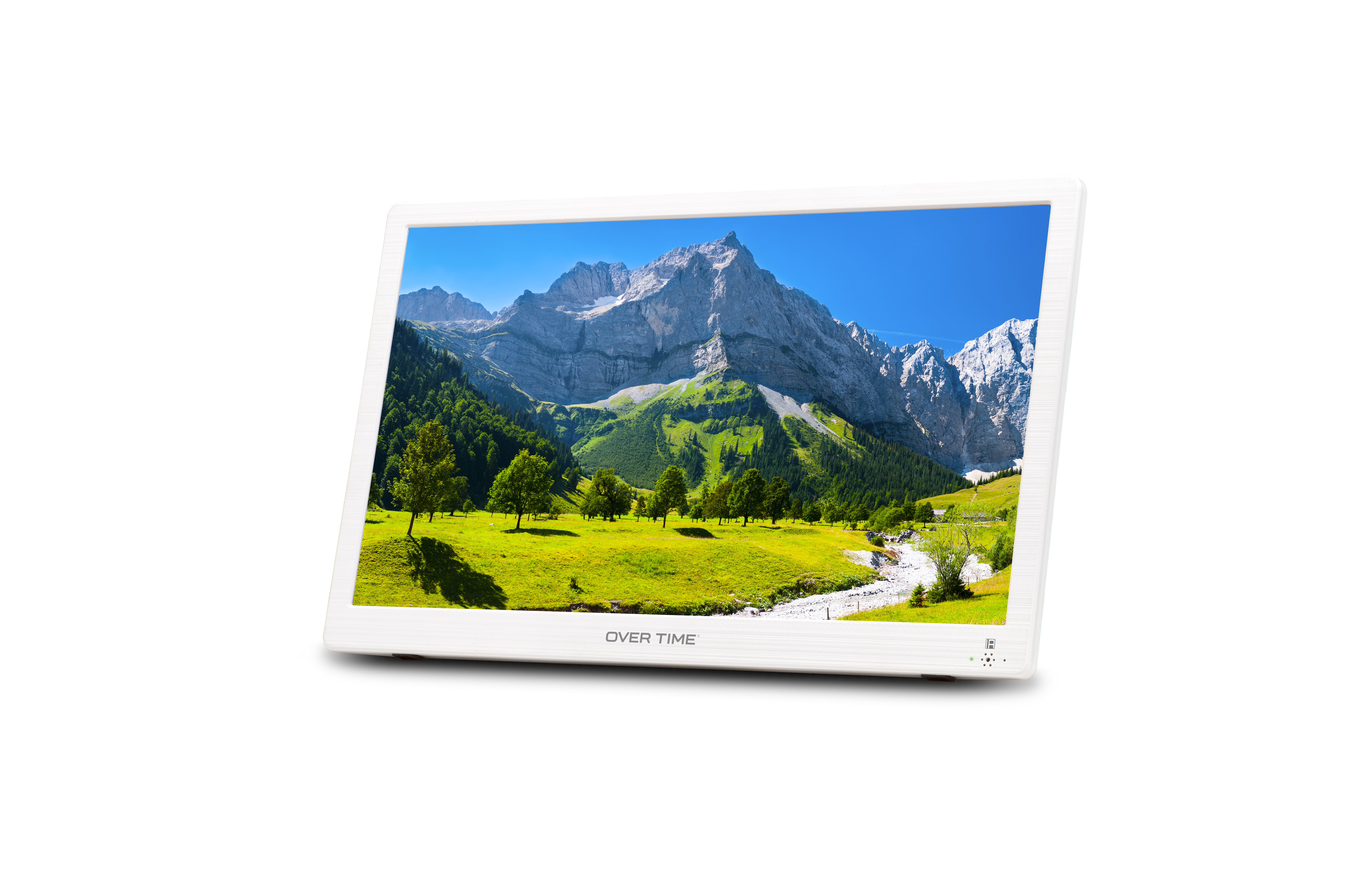 OVER TIME 14インチ録画機能付きポータブルTV ホワイト - ROOMMATE