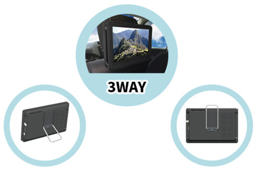 10.1インチ録画機能付きポータブルTV - ROOMMATE