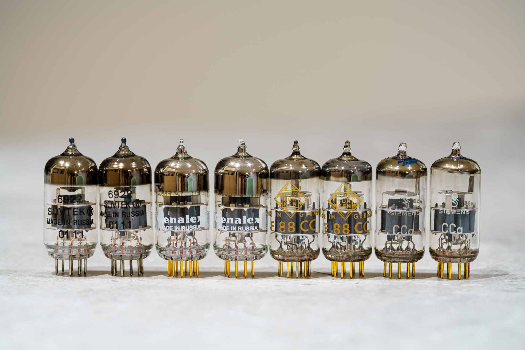 心得] E88CC/6922真空管比較，Sovtek 6922, Genalex E88CC, Telefunken