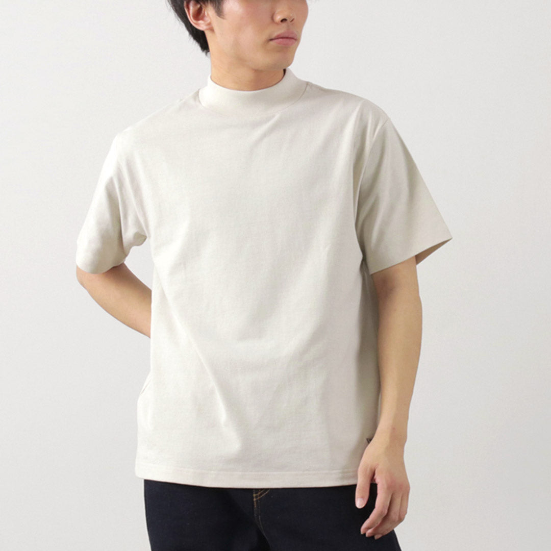 HEALTHKNIT（ヘルスニット）×RAG 別注 モックネックTシャツ オープン