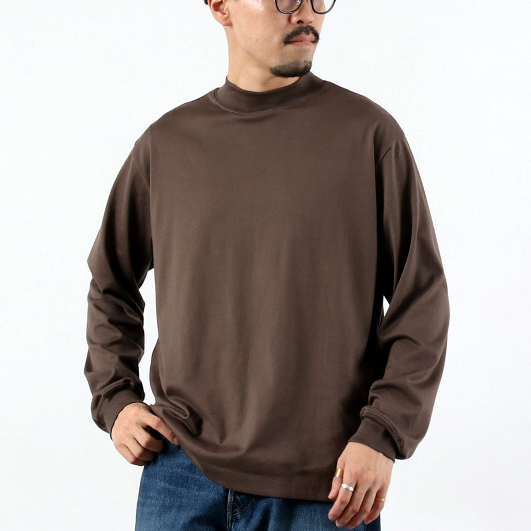LIFiLL（リフィル） モックネック ロングスリーブTシャツ｜ROCOCO
