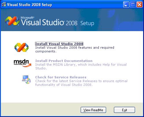 Installing Visual Studio 2008 | Microsoft.NET