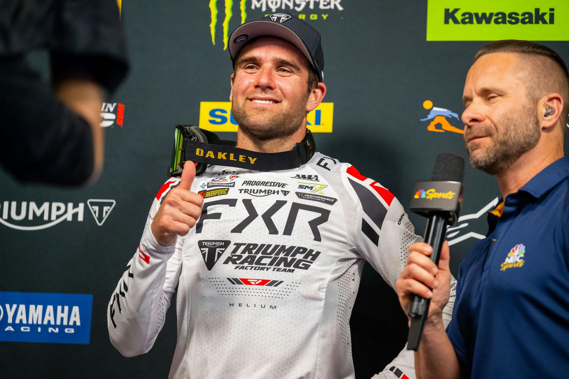 Jordon Smith Earns First Triumph 250SX Race Win at Glendale