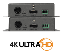 GTB-UHD-HBT - 4K Ultra HD 60Hz, 4:2:0 HDBaseT Extender with RS-232