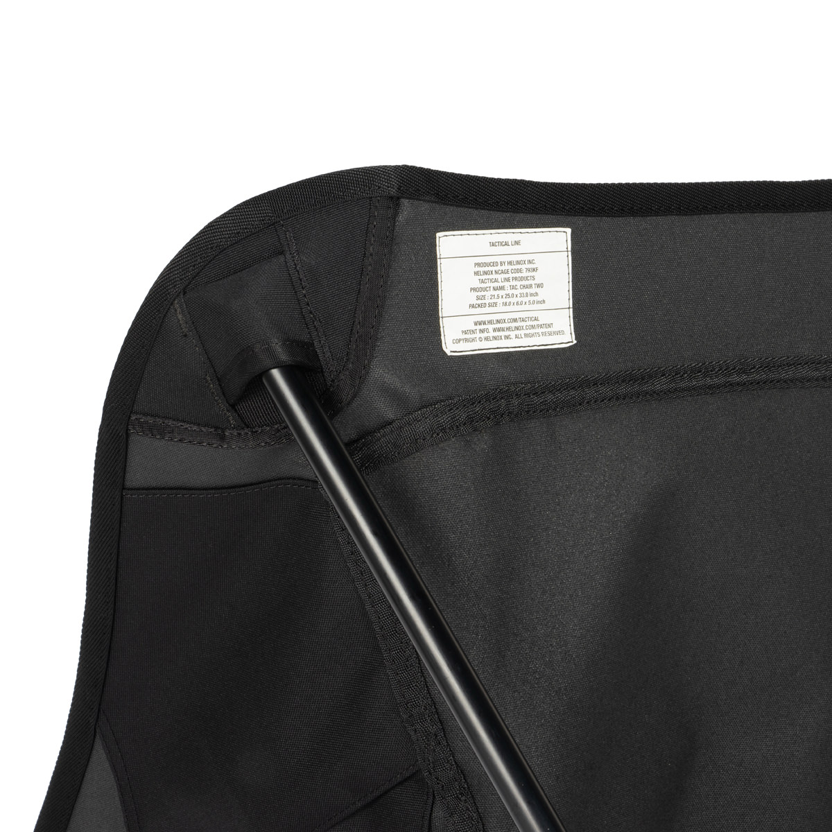 Tac.チェアツー / ブラック | タクティカルサプライ | Helinox（ヘリ
