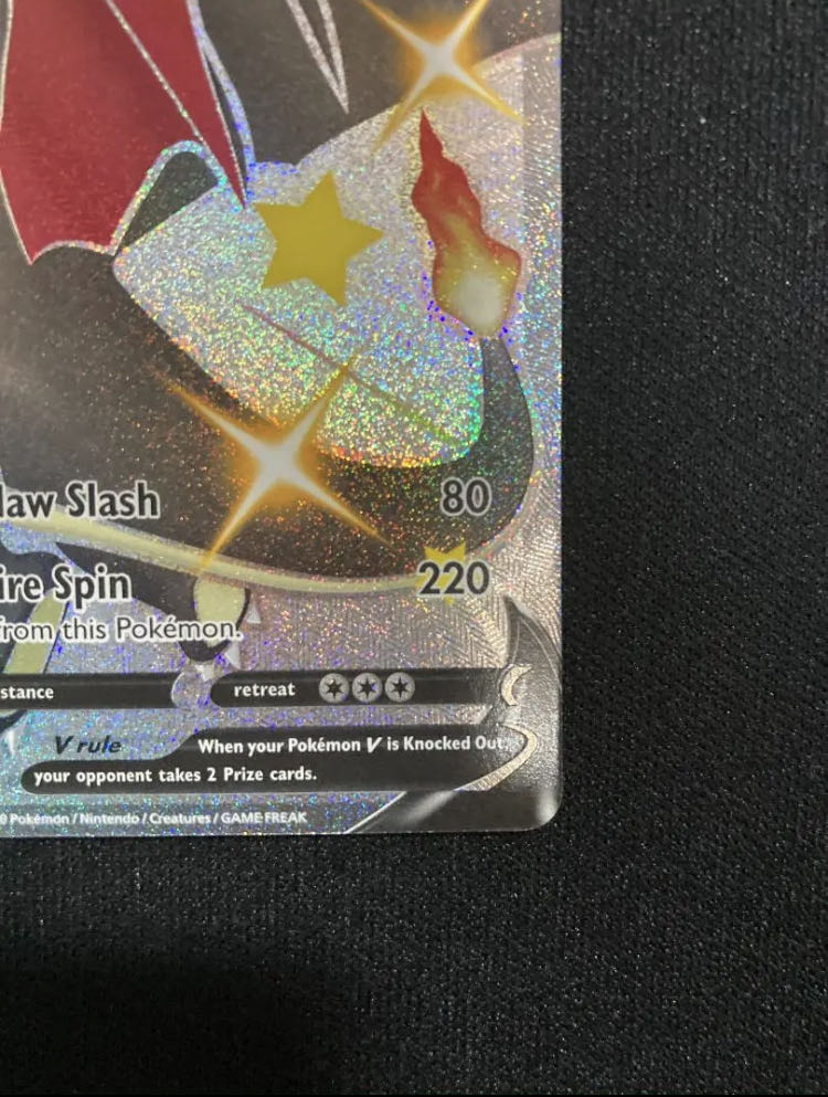 ポケモンカード 極美品 リザードンV 色違い 海外版 英語版 1枚の通販