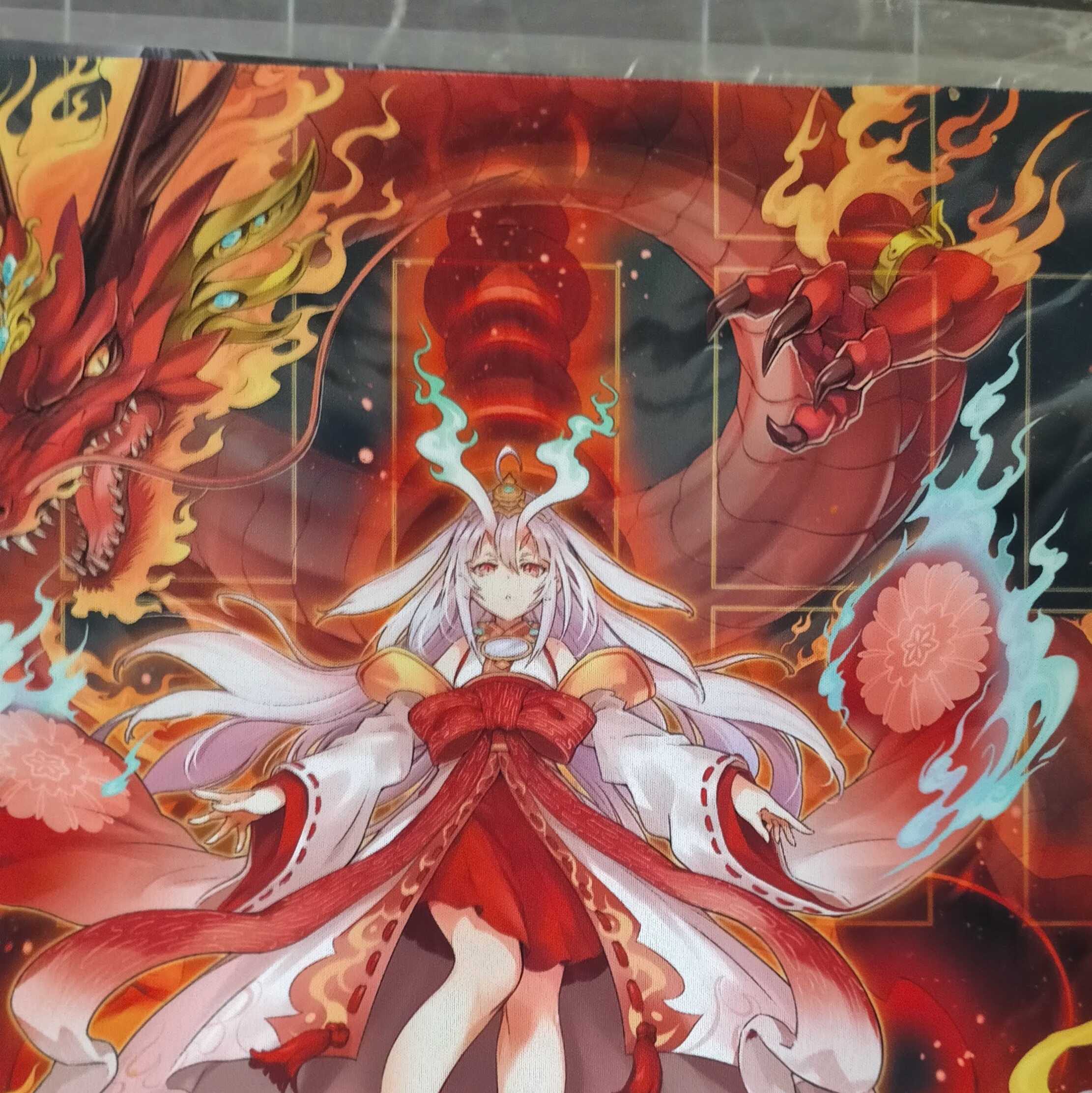 遊戯王 公式 REGIONAL 2023 倶利伽羅天童 プレイマット 英語 海外の