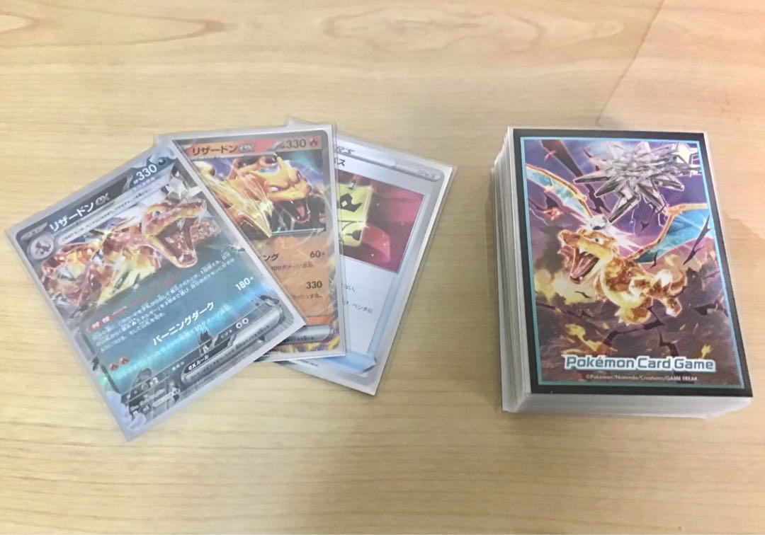 本格構築【リザードンex 悪テラスタル 】 デッキ＆二重スリーブ 《 マ