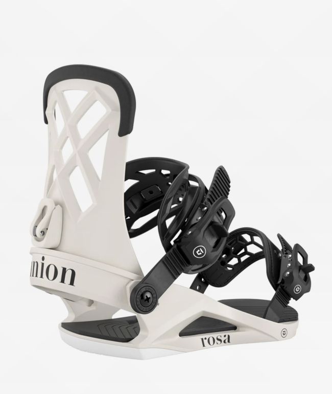 Union Strata Bone White Snowboard Bindings 2025 | Zumiez