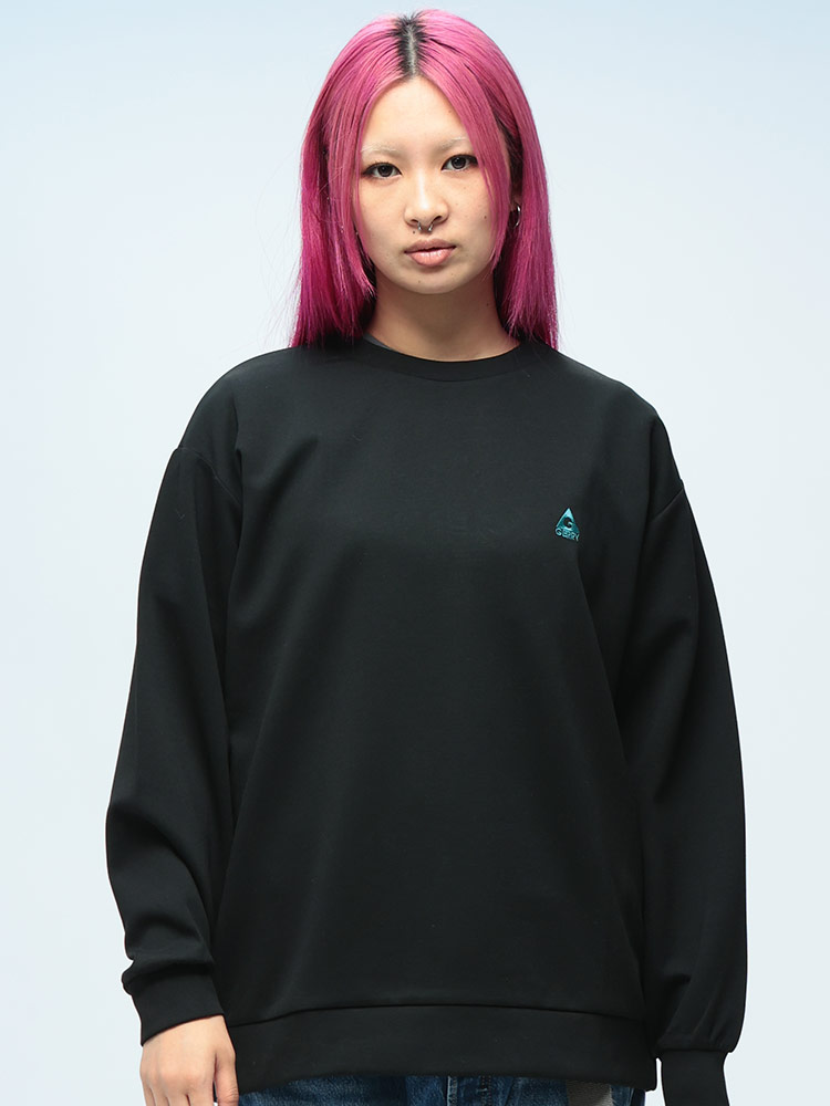 GERRY (ジェリー) ダンボールニット バックエンボスロゴ クルーネック