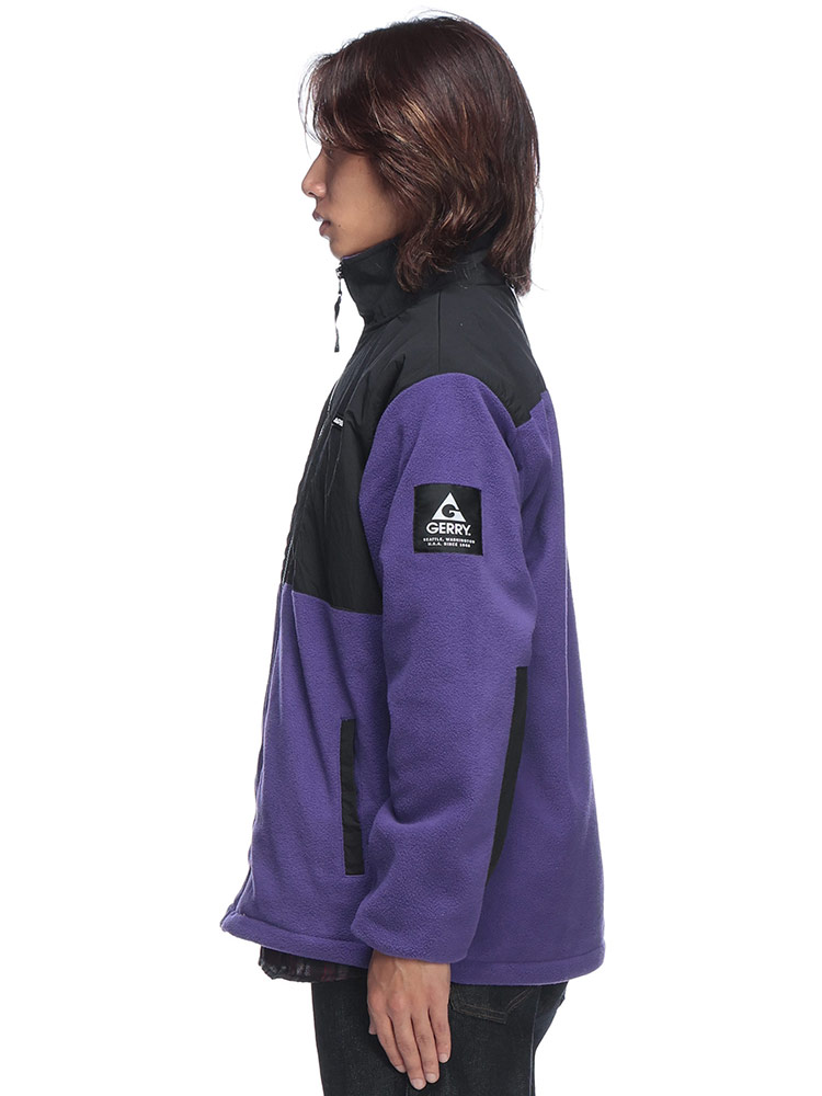 GERRY (ジェリー) フリースナイロン フルジップ ジャケット M L LL