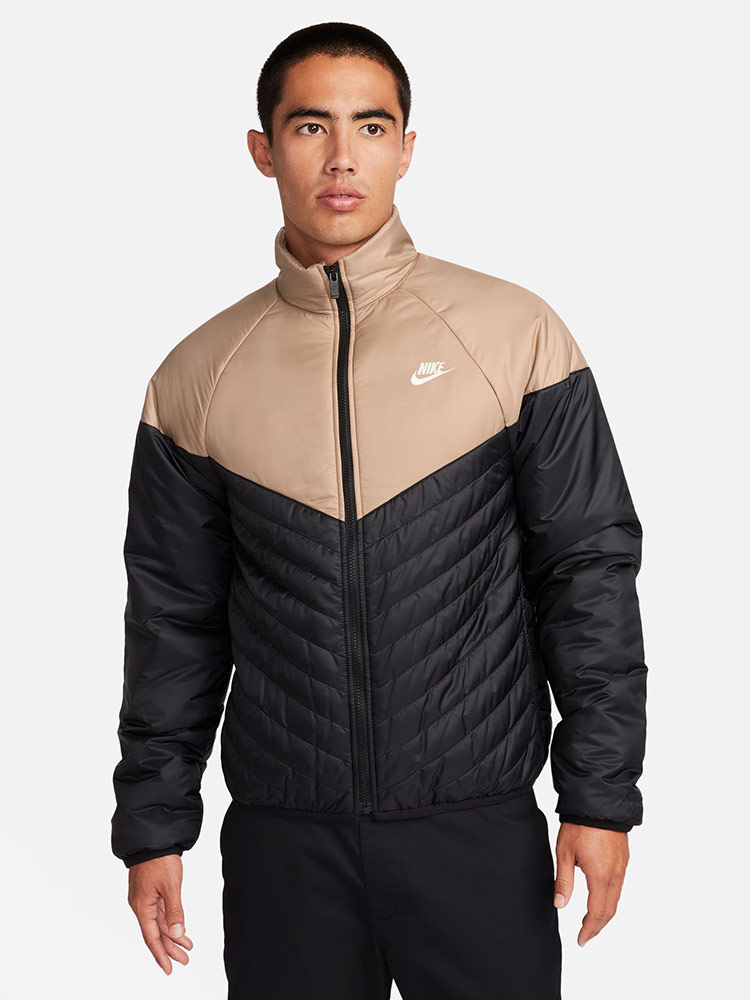 NIKE (ナイキ) 切り替え フルジップ 中綿ジャケット MIDWEIGHT PUFFER