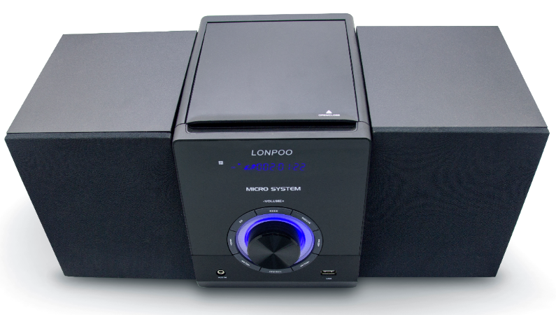 Hi Fi Stereo System with Mini Amplifier - LONPOO LP-886