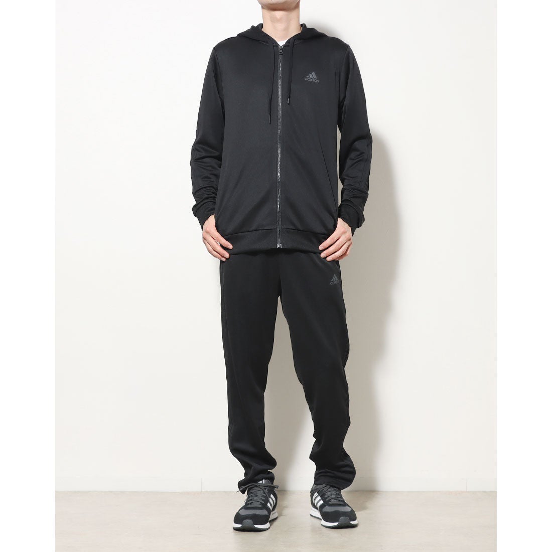 アディダス adidas メンズ ジャージ上下セット M 3S DK トラックスーツ