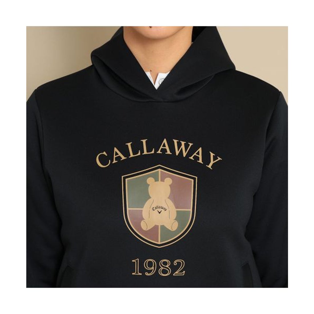 キャロウェイ Callaway ベアダンボールスウェットパーカー （ブラック