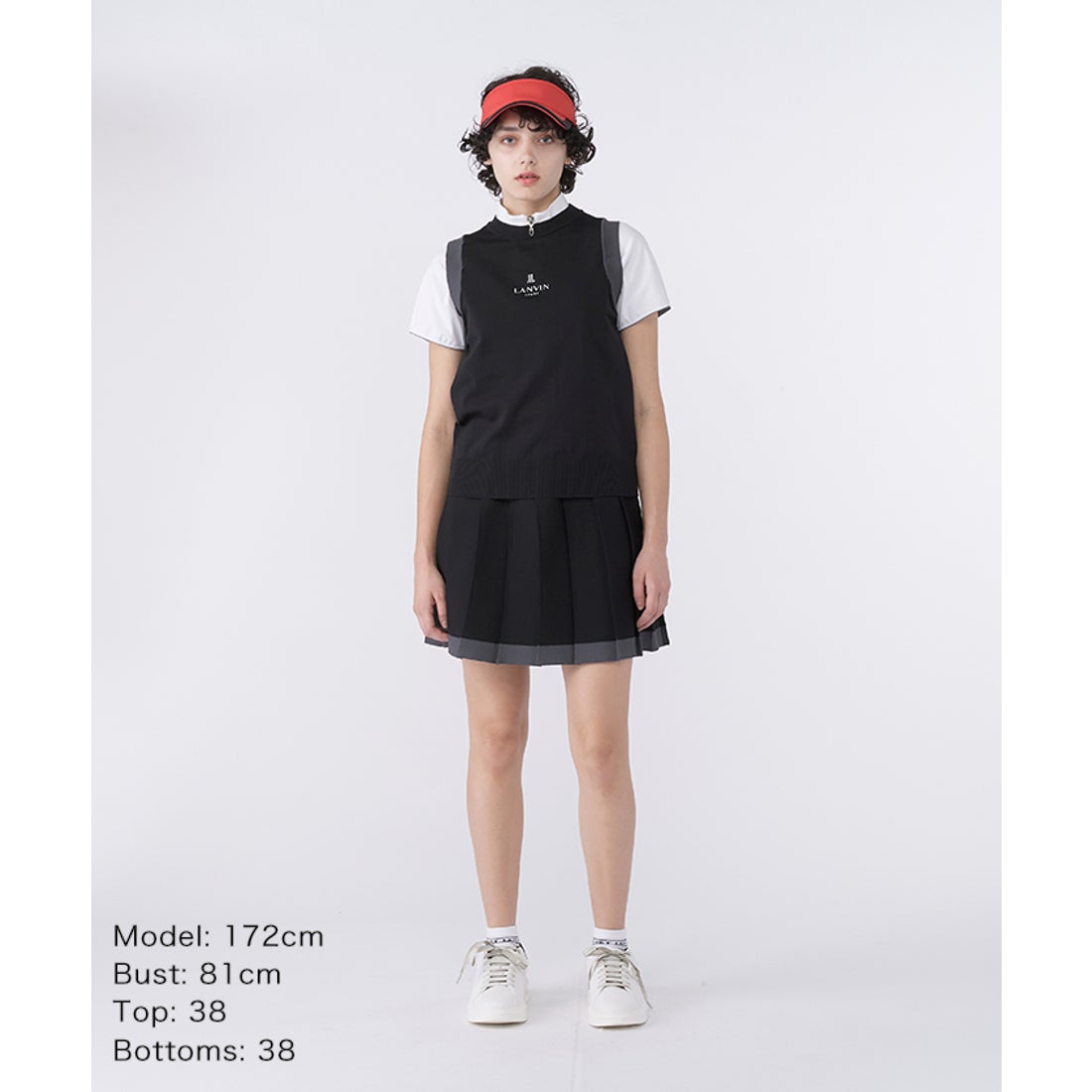 ランバン スポール LANVIN SPORT ニットベスト【手洗い可】 -デサント