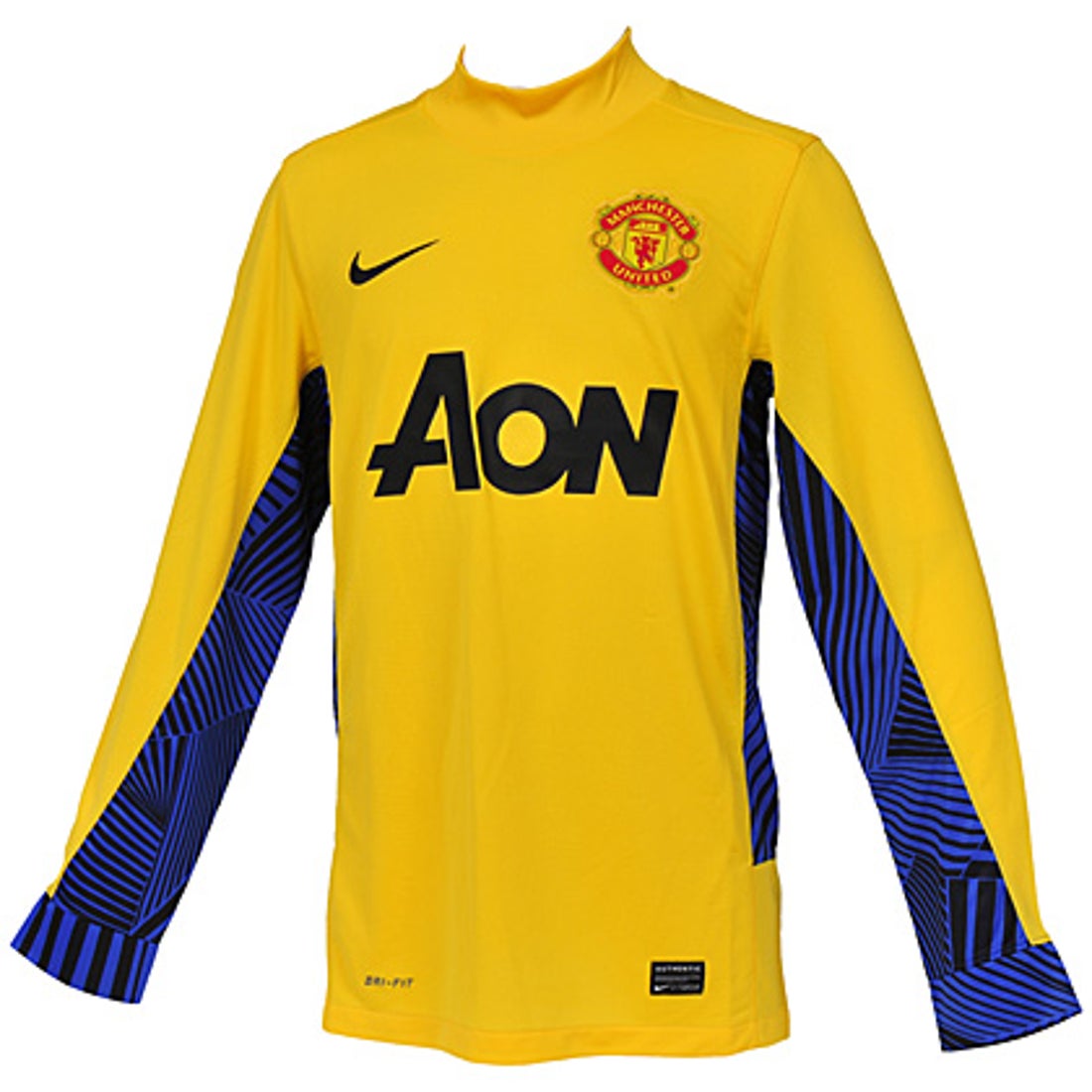 NIKE マンチェスターユナイテッド 11/12 GKユニフォーム 長袖(イエロー