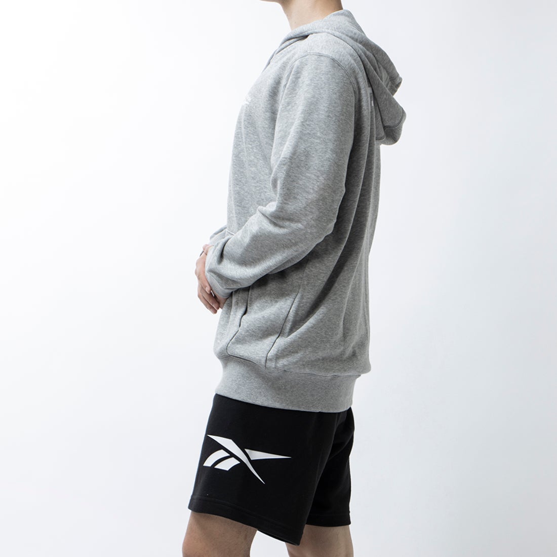 フーディー / COMM HD FZ （ミディアムグレーヘザー） -Reebok 公式