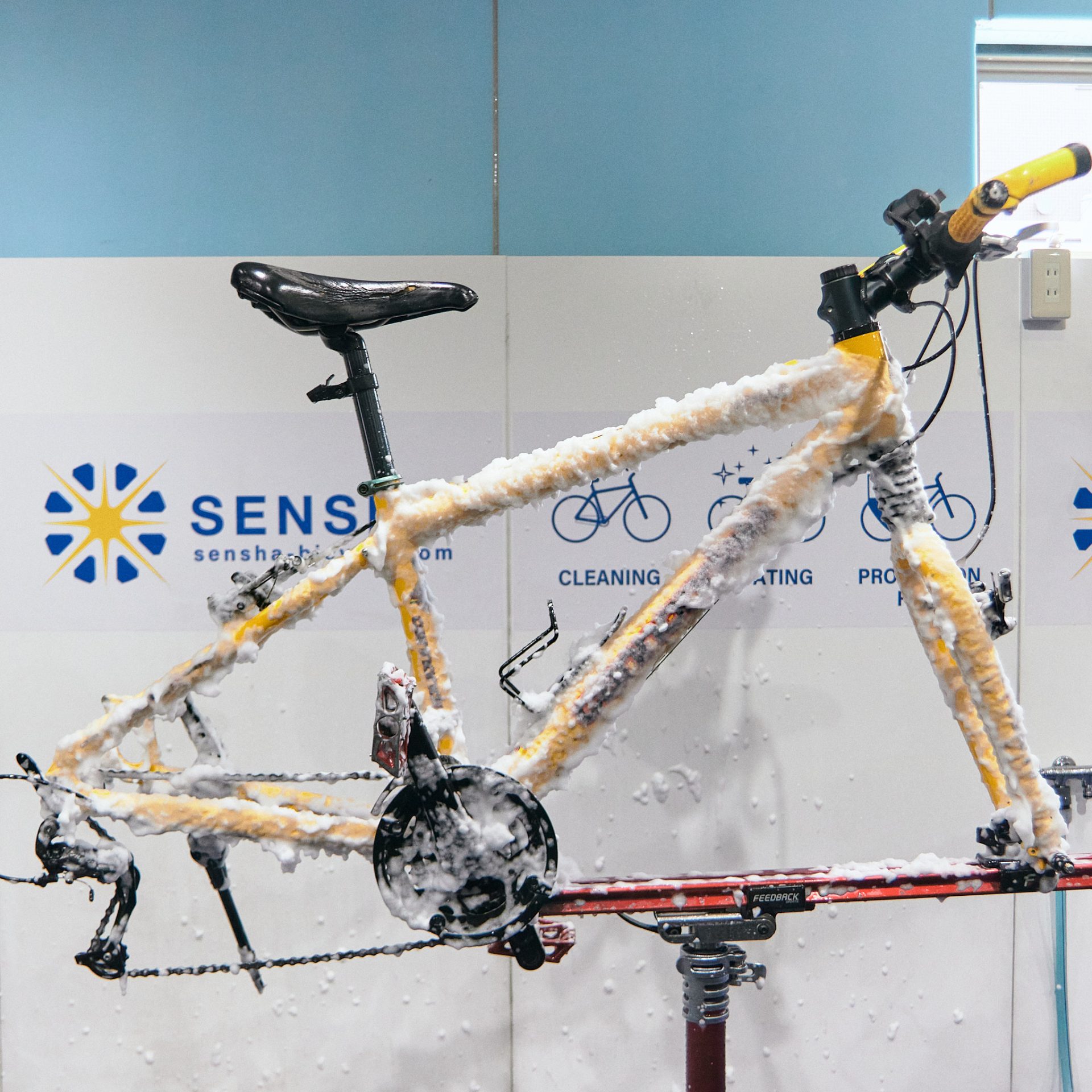 ワイルドなイエローのcannondaleのMTBが入庫！ - SENSHA Bicycle 港北