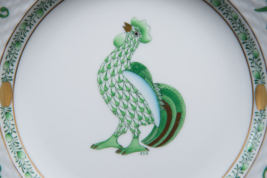 ヘレンド 干支プレート（2005年）「酉（トリ）」を買い取りました