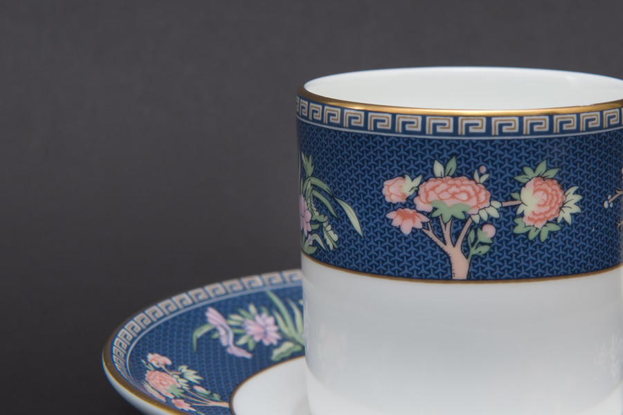 ウェッジウッド ブルーサイアム コーヒーカップ＆ソーサー（キャン）を