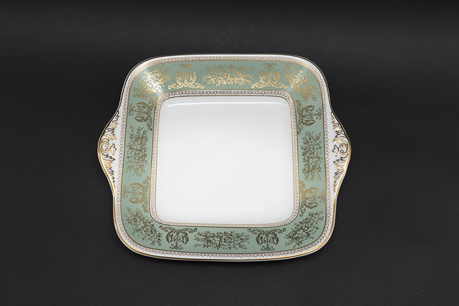 ウェッジウッド コロンビアセージグリーン ブレッド＆バタープレートを