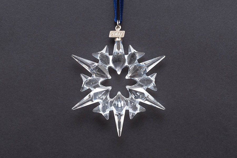 スワロフスキー クリスマスオーナメント スノーフレーク（2007年）を