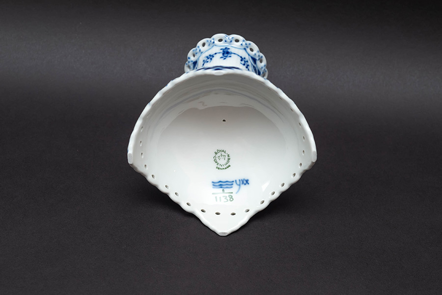 ロイヤル・コペンハーゲン ブルーフルーテッドフルレース キャンドル