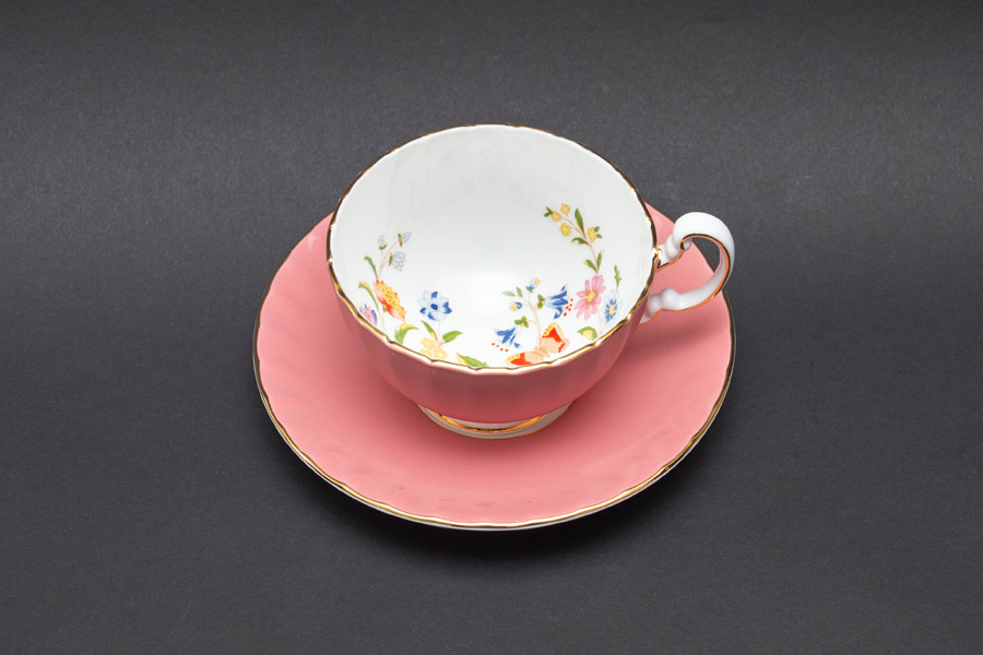 エインズレイ コテージガーデン（ピンク） ティーカップ＆ソーサー