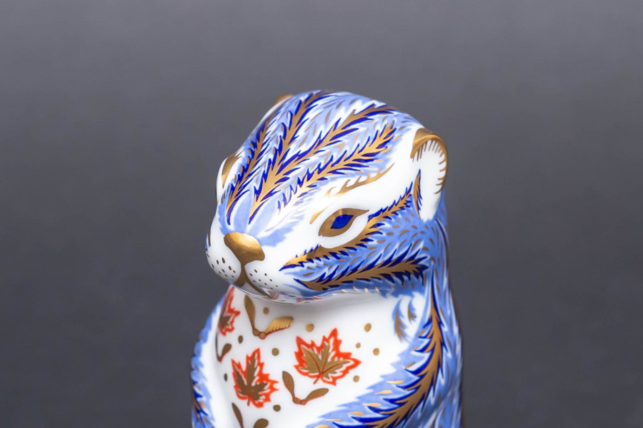 ロイヤル・クラウン・ダービー ペーパーウェイト シマリスを買い取り