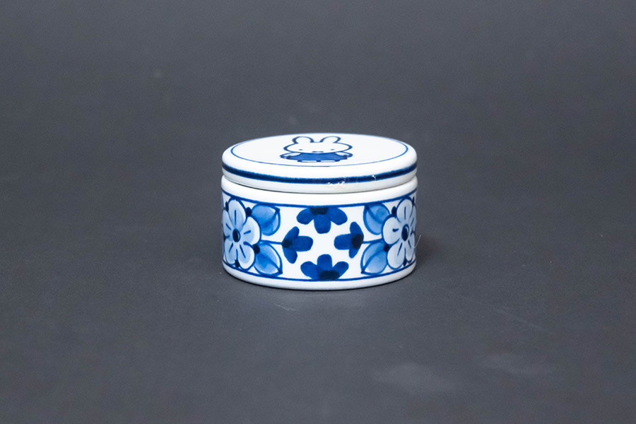 ロイヤル・デルフト × ミッフィー デルフトブルー 手描き小物入れを