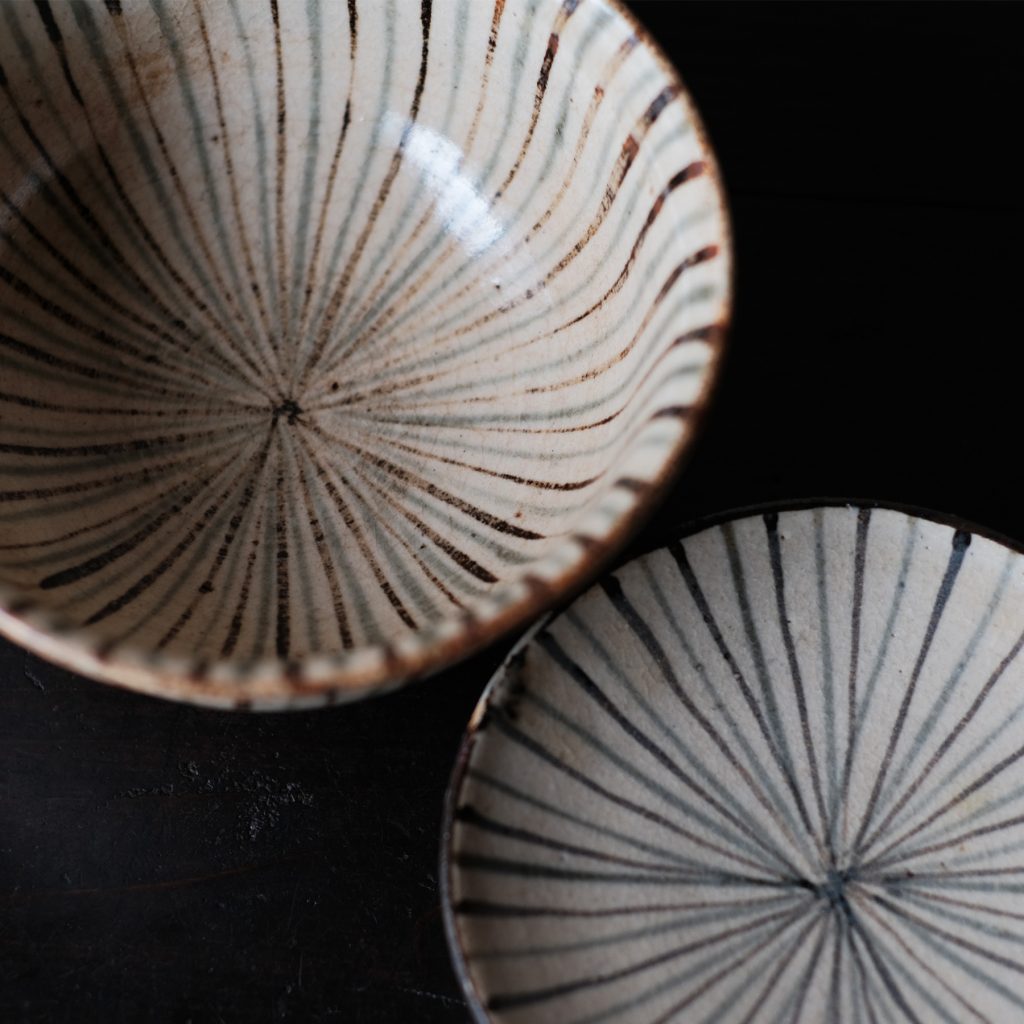 瀬戸 麦藁手 蓋茶碗 | 骨董と詩学 Antique & Poetics | 蛇韻律