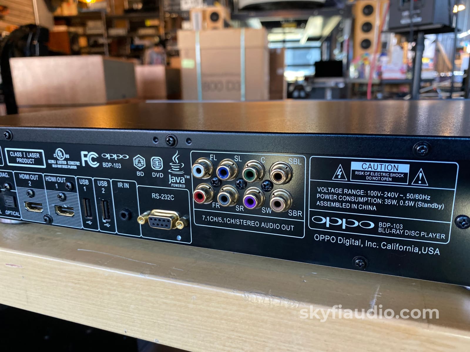 OPPO BDP-103 Blu-ray, SACD, CD, DVD/DVD-A HDCD, Streamer - Super Clean