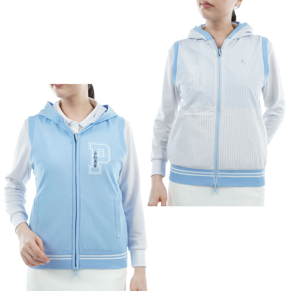 ジャカード リバーシブルニットベスト レディス(ベスト)|PEARLY GATES