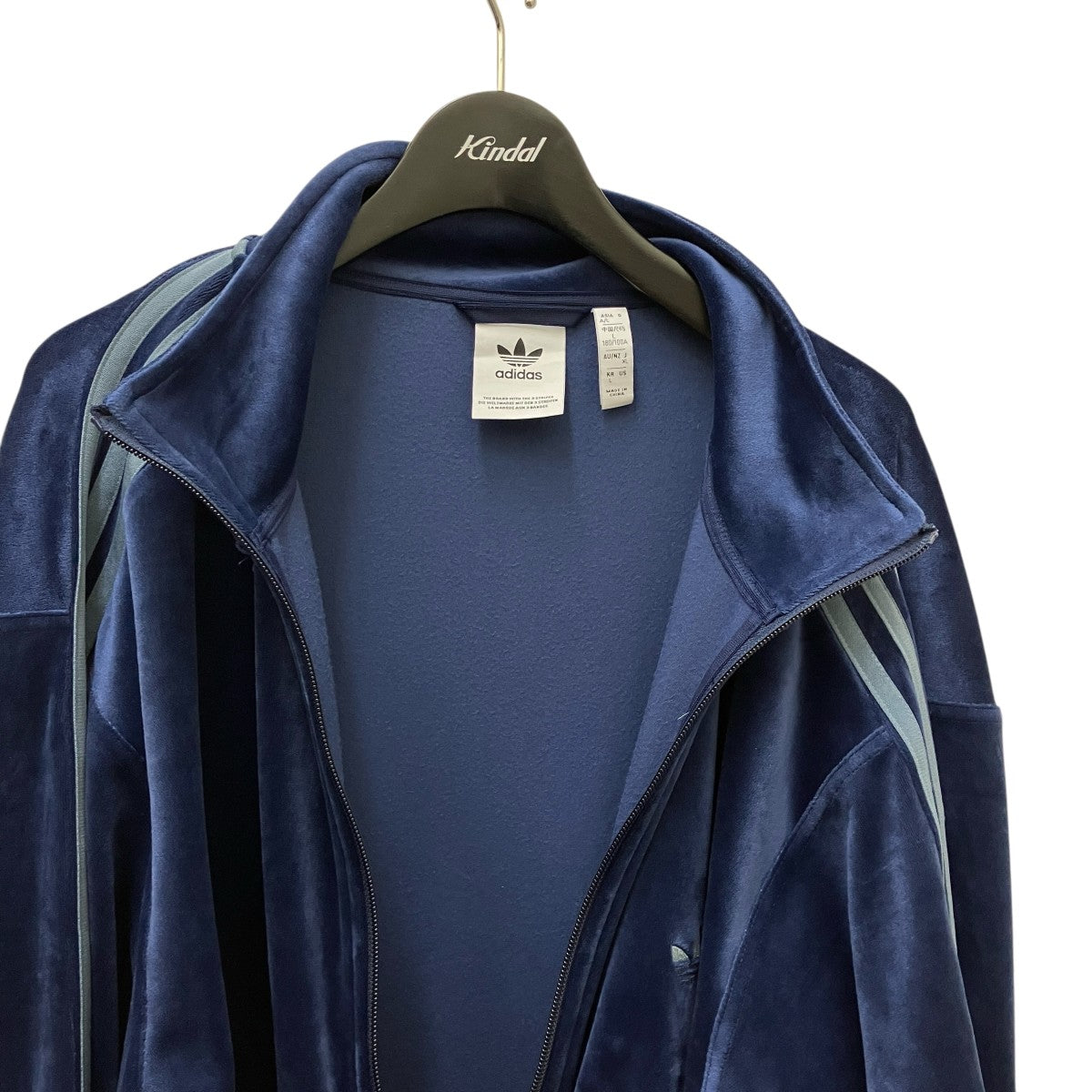 adidas(アディダス) ベロアトラックジャケットJM2269 JM2269 ネイビー