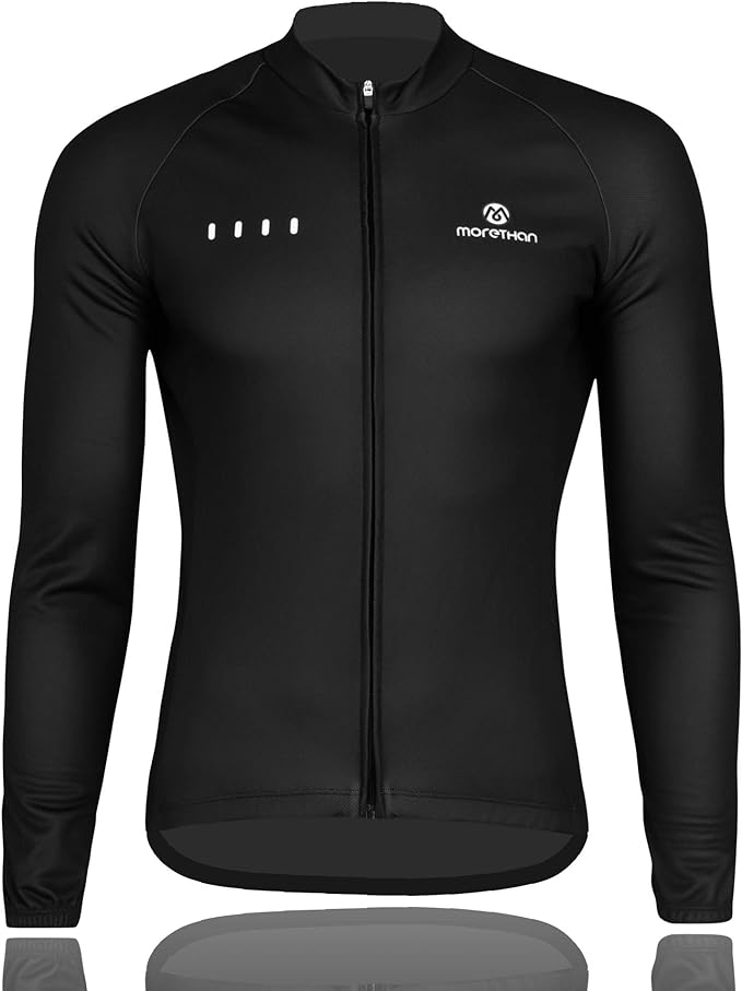 楽天市場】[Morethan] サイクルジャージ 裏起毛 長袖 メンズ サイクル
