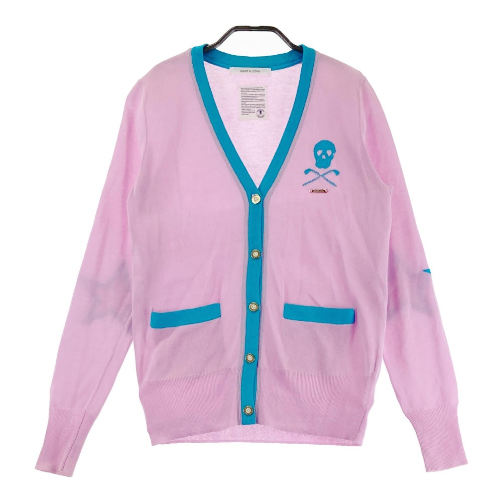 楽天市場】【美品】マークアンドロナ カーディガン ネイビー×グレー