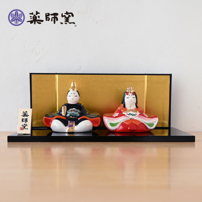 楽天市場】彩雅内裏雛 2428ひな祭り 雛人形 お雛 ひな人形 土雛 薬師窯