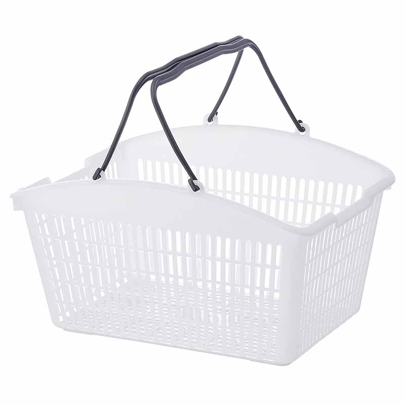 ストア・エキスプレス 山型買物カゴ 16リットル ナチュラルグレー 61