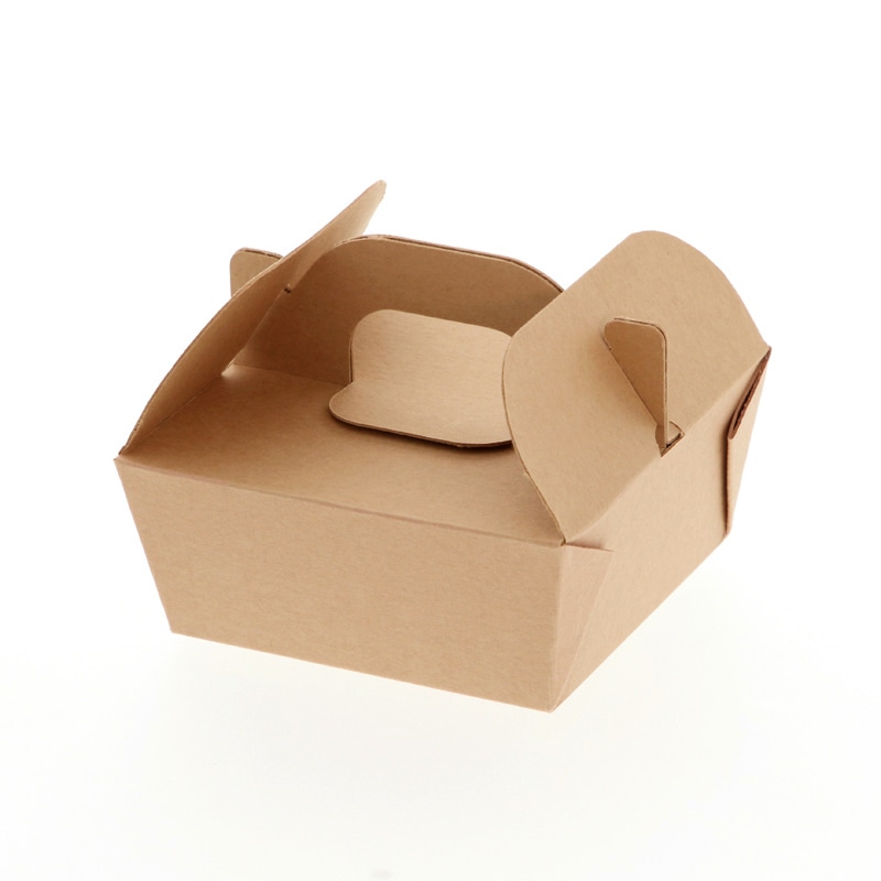 HEIKO 食品容器 ネオクラフト バーガーボックス L 20枚/袋 004248030