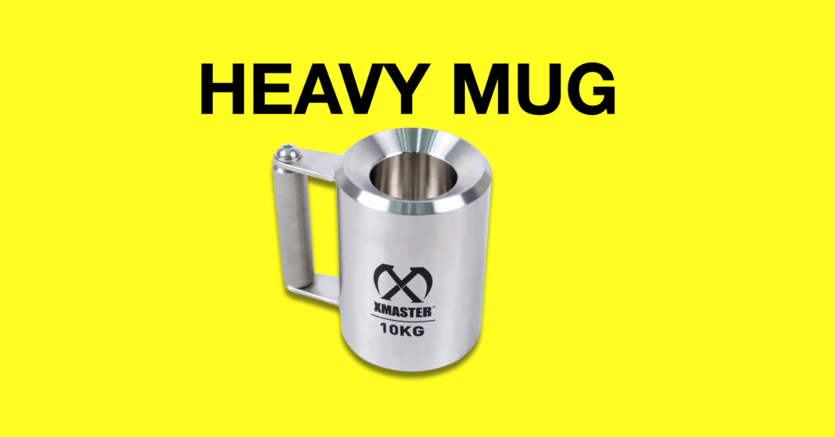 XMaster Heavy Mug - 10kg Stainless Steel Heavy Mug