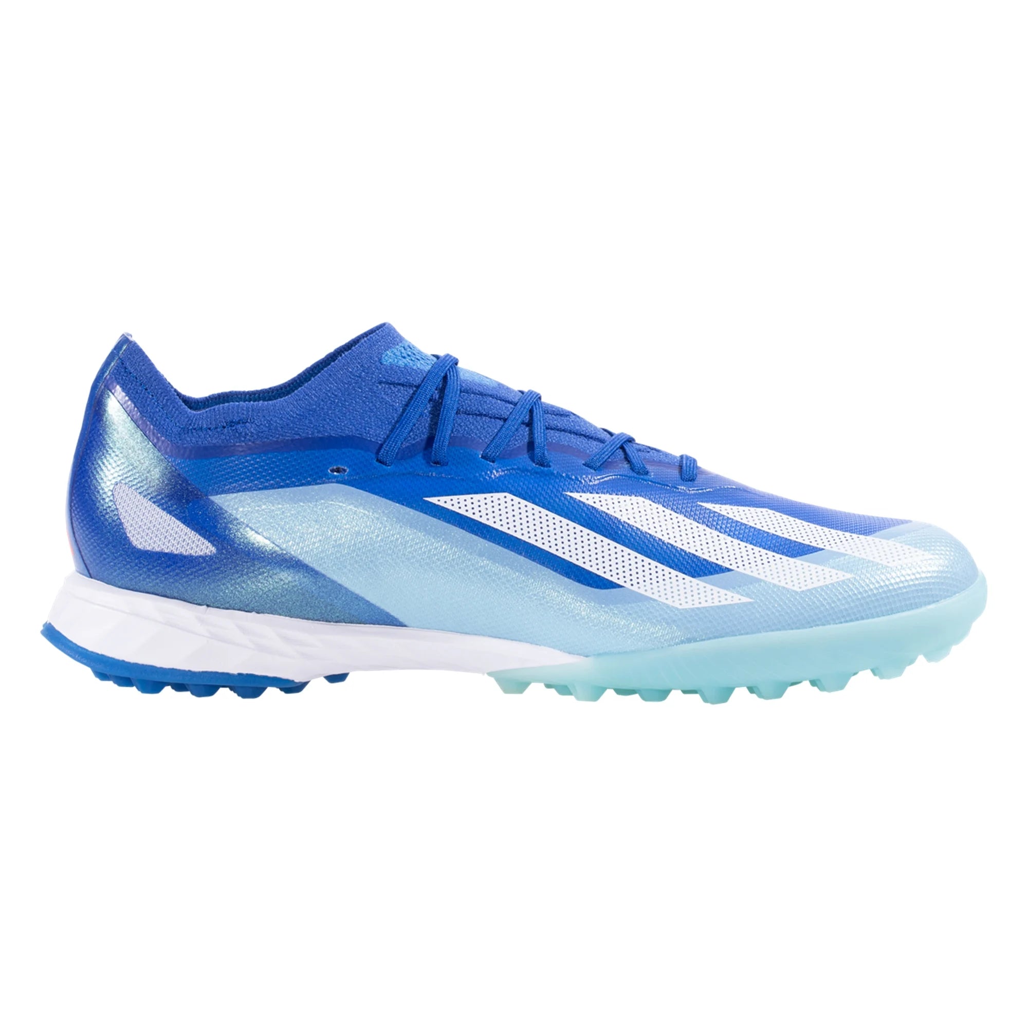 adidas X CrazyFast.1 TF Turf Soccer Cleat - Bright Royal/White