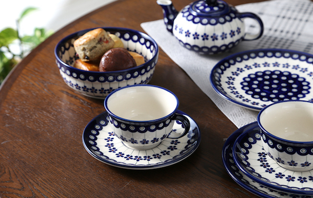 和食をおしゃれに彩る「ポーリッシュポタリー」に注目！日本茶カップも