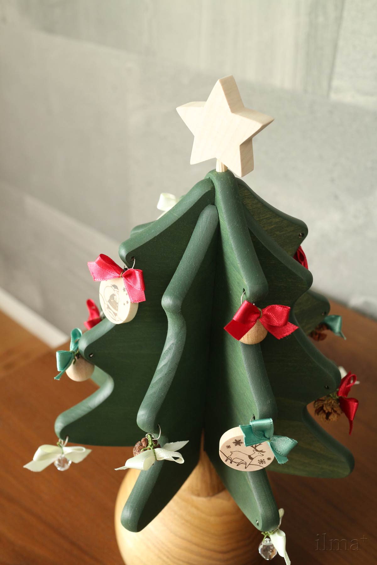 オークヴィレッジ オルゴールツリープチ クリスマスツリー 国産 正規品