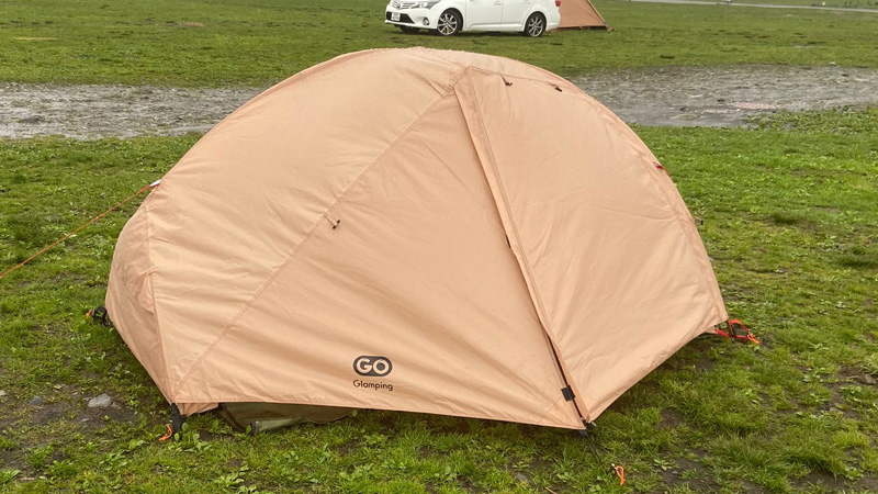 おすすめのソロ用ドームテントはコレ！GOGlamping エコアルミリッジ