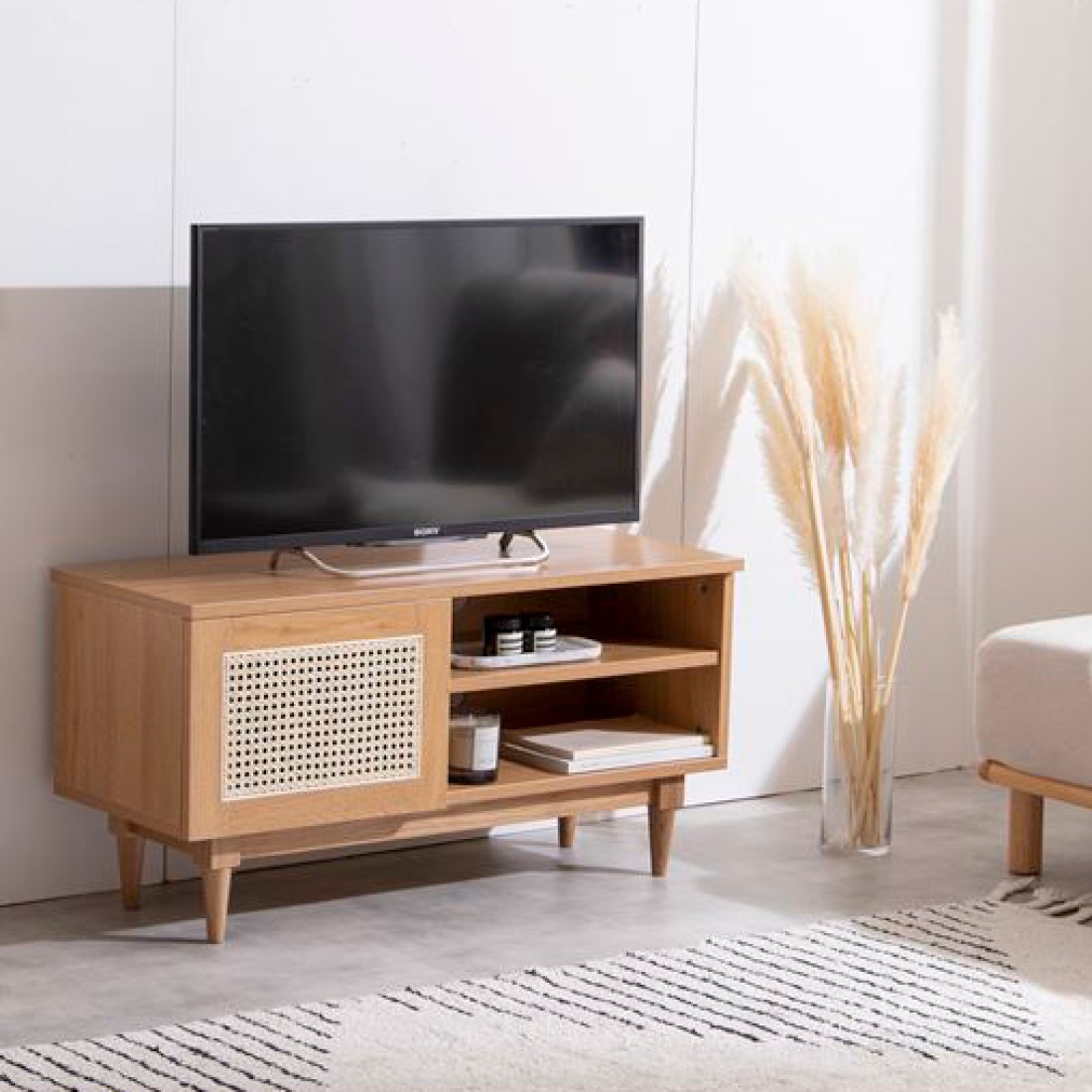 ラタンテレビボード【幅90cmタイプ テレビ台】 | Komero｜Fresk