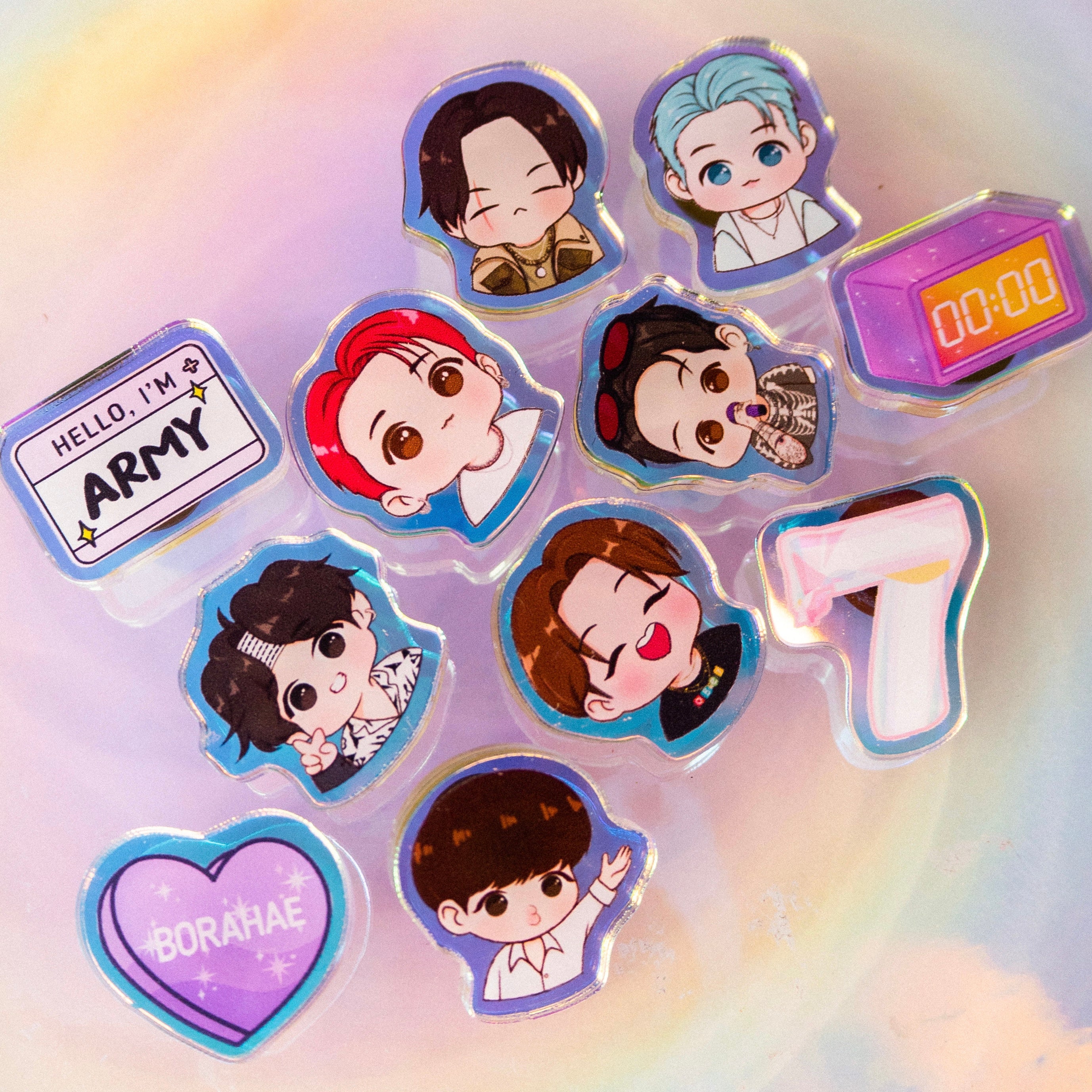 Bangtan Shoe Charms | Sora Seven