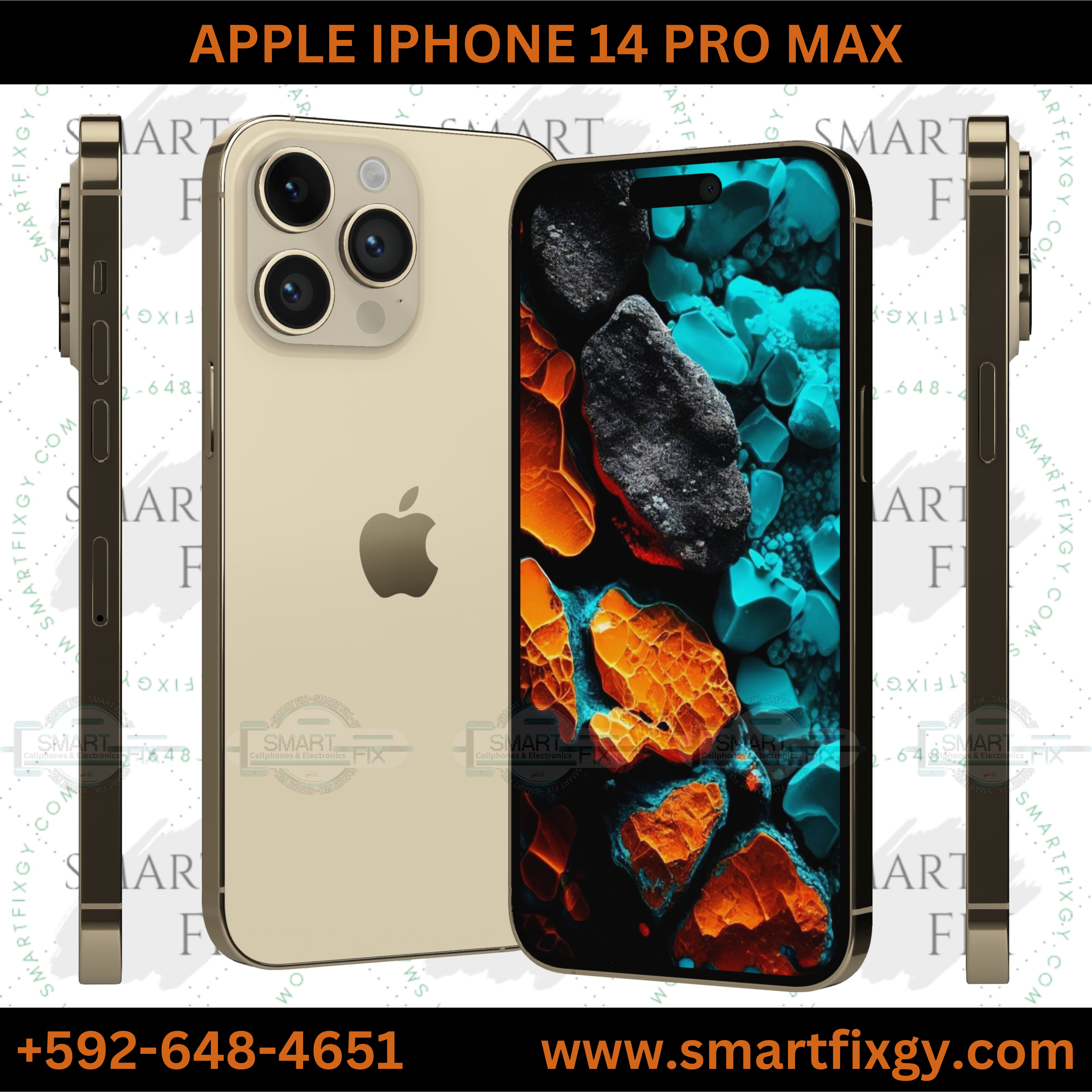 Apple iPhone 14 Pro Max (128GB) – SMART FIX Cellphones & Electronics