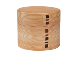 大館工芸社 大館曲げわっぱ 二ツ重丸弁当箱